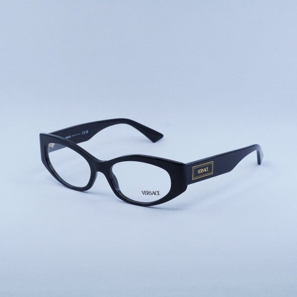 🕶️ New Versace VE3369 GB1 53mm Eyeglasses - Black Frame - Picture 1 of 10